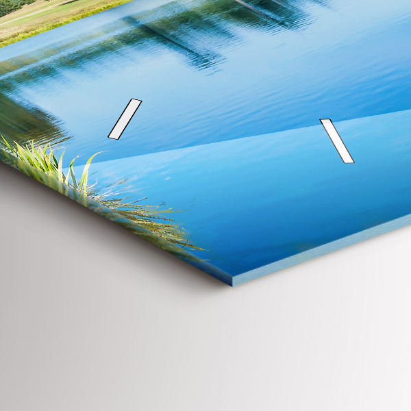 Zegar ścienny poziomy Zamek w Leeds