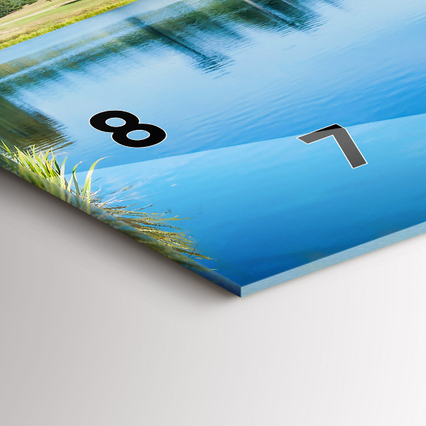 Zegar ścienny poziomy Zamek w Leeds