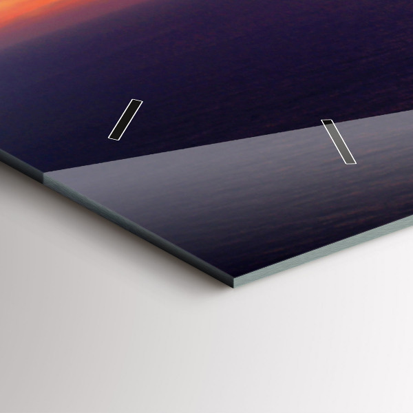 Zegar szklany poziomy Kamienna głowa