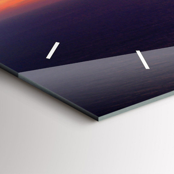 Zegar szklany poziomy Kamienna głowa