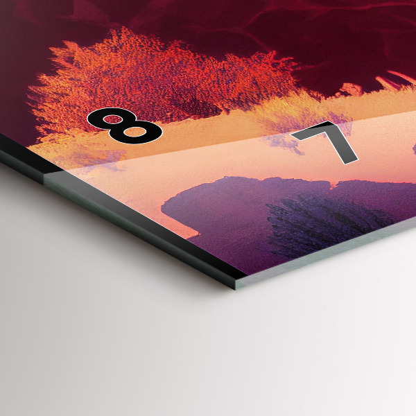 Zegar szklany poziomy Pustynia w Arizonie ilustracja