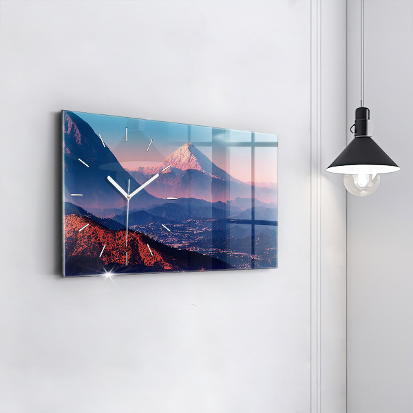 Zegar poziomy Góry w San Antonio USA