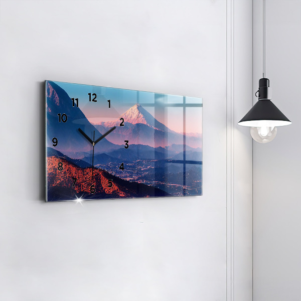 Zegar poziomy Góry w San Antonio USA