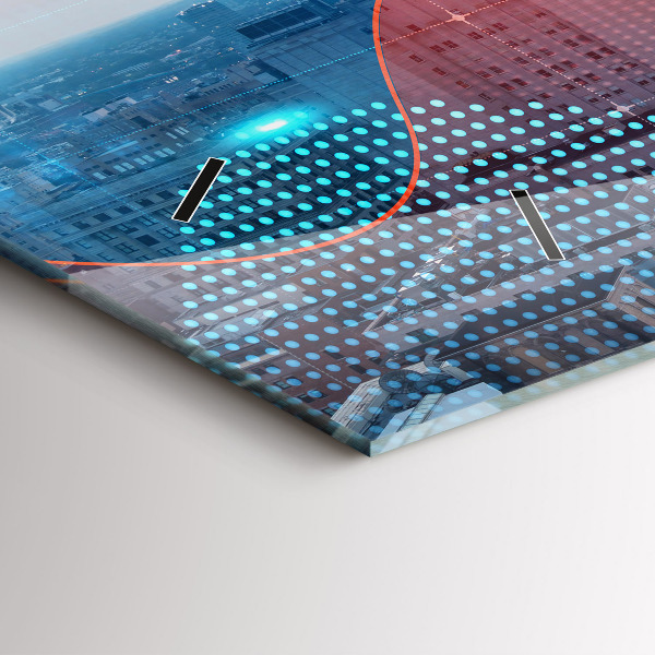 Zegar poziomy Wieżowce w Philadelphii