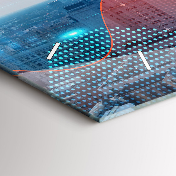 Zegar poziomy Wieżowce w Philadelphii