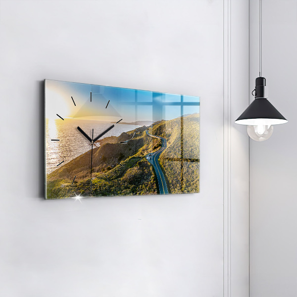 Zegar poziomy Droga po San Francisco