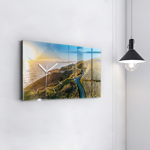 Zegar poziomy Droga po San Francisco