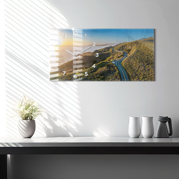 Zegar poziomy Droga po San Francisco