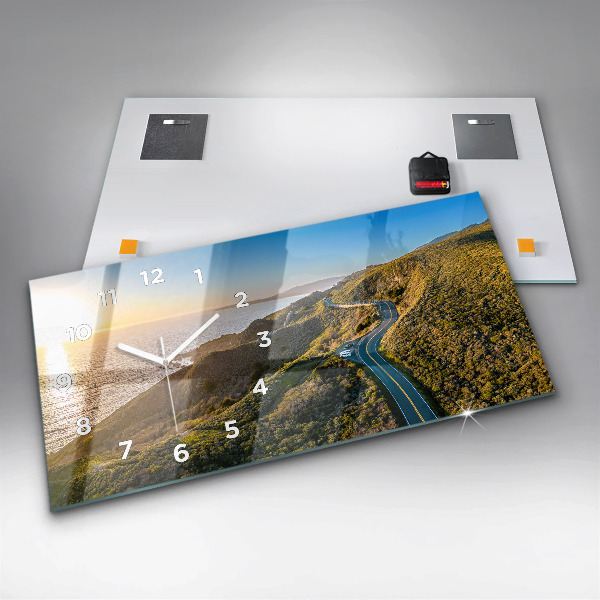 Zegar poziomy Droga po San Francisco