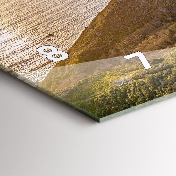 Zegar poziomy Droga po San Francisco