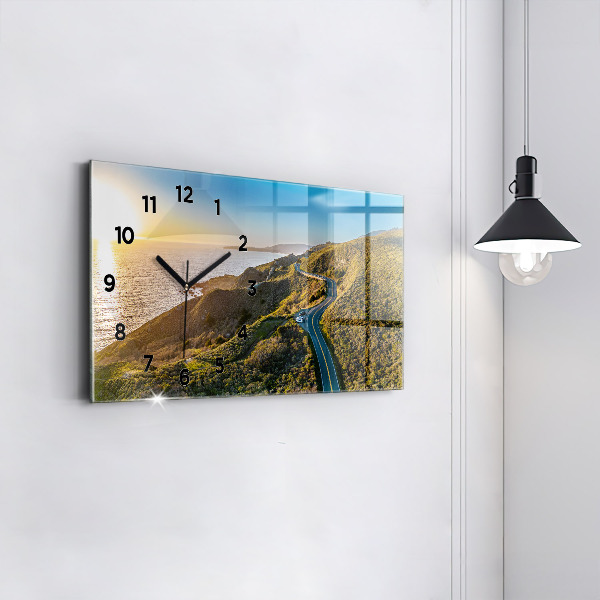 Zegar poziomy Droga po San Francisco