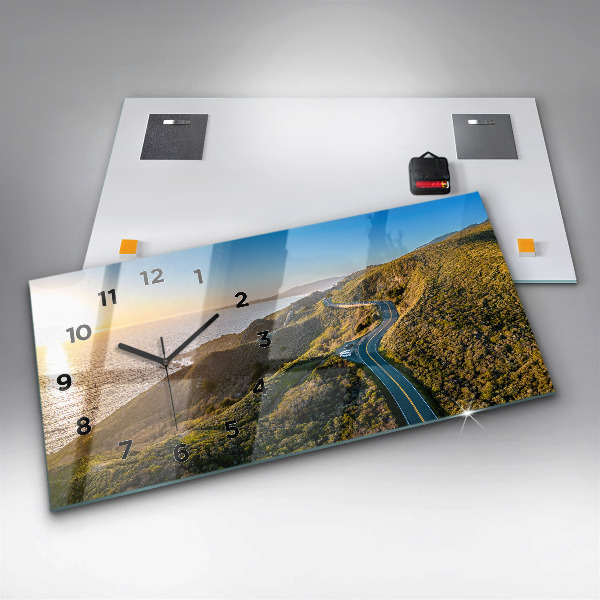 Zegar poziomy Droga po San Francisco