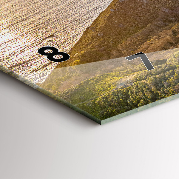 Zegar poziomy Droga po San Francisco