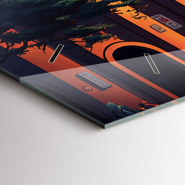 Zegar szklany poziomy Most w San Francisco