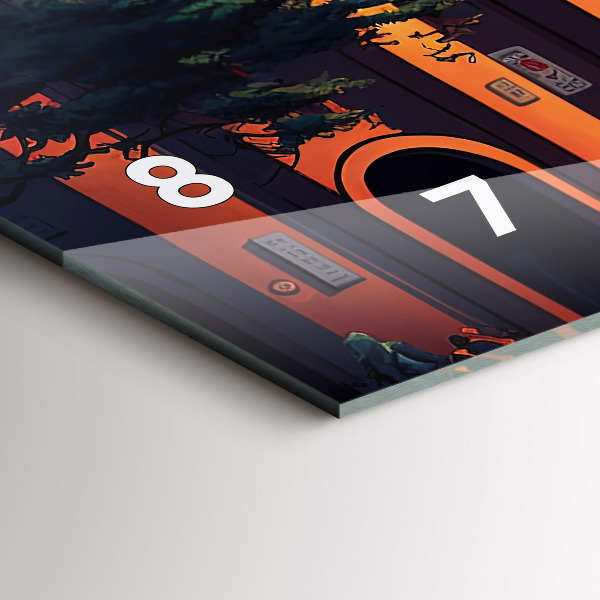 Zegar szklany poziomy Most w San Francisco