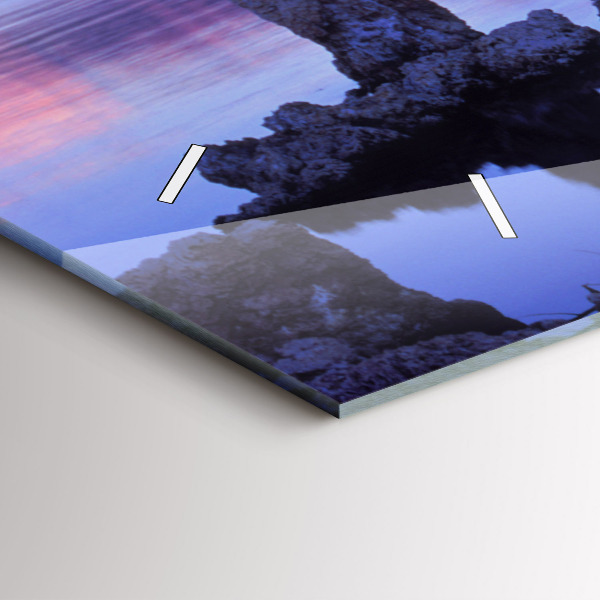 Zegar ścienny poziomy Jezioro Kalifornia