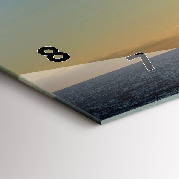 Zegar ścienny poziomy Hiszpański taniec na morzu