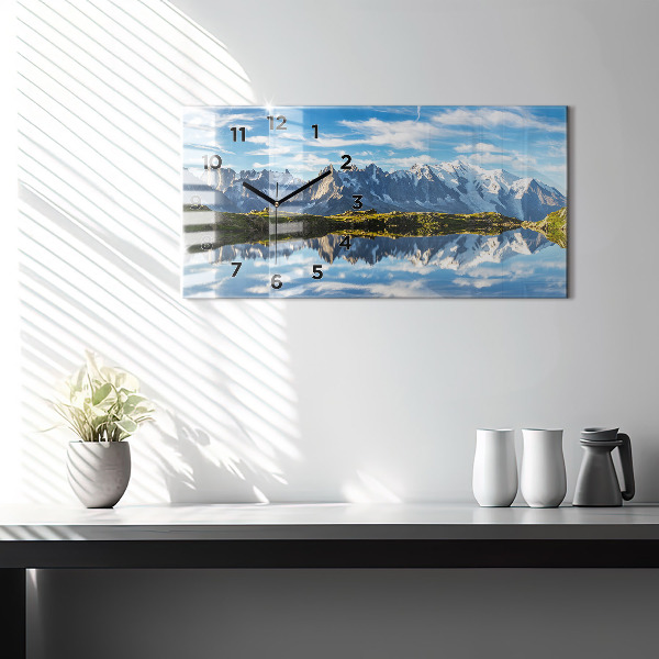 Zegar szklany poziomy Dolina Chamonix, Alpy Francuskie