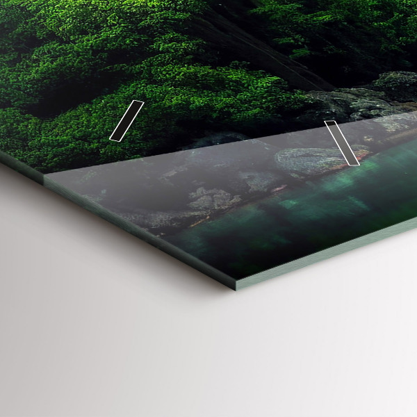 Zegar poziomy Pejzaż natury Tajlandii