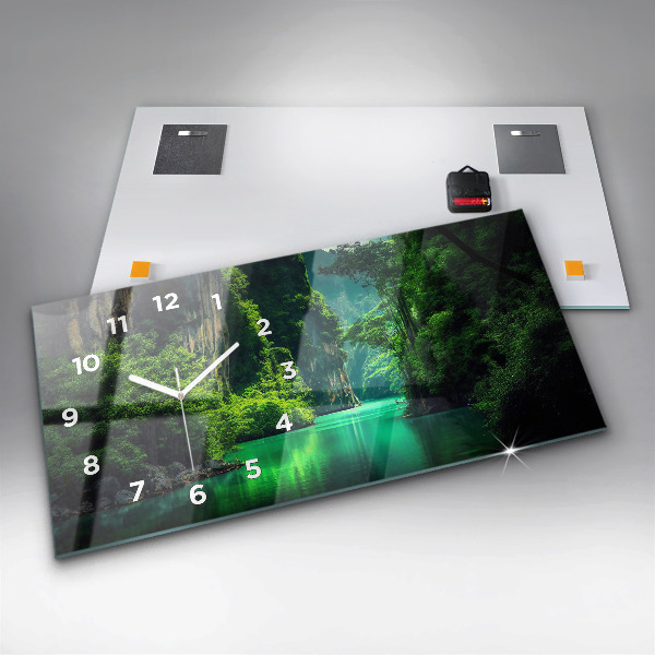 Zegar poziomy Pejzaż natury Tajlandii