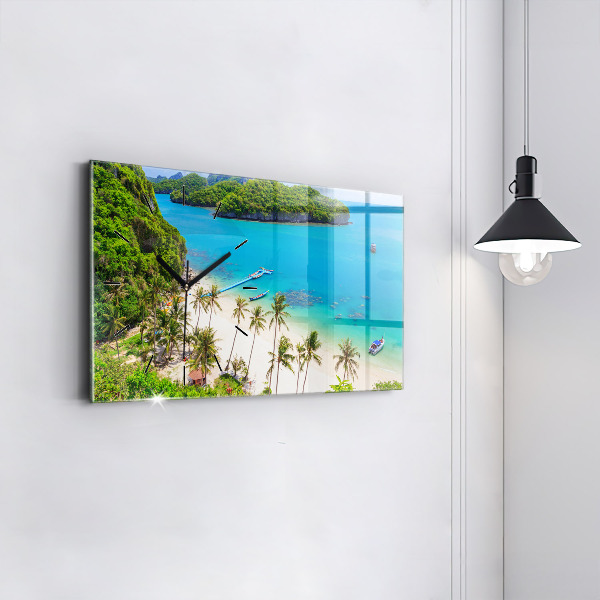 Zegar ścienny poziomy Park narodowy Tajlandia