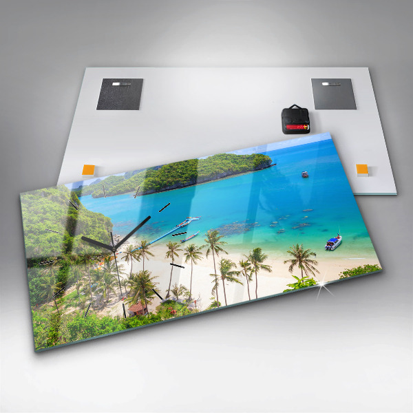 Zegar ścienny poziomy Park narodowy Tajlandia