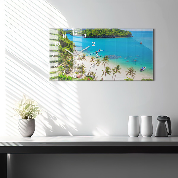 Zegar ścienny poziomy Park narodowy Tajlandia