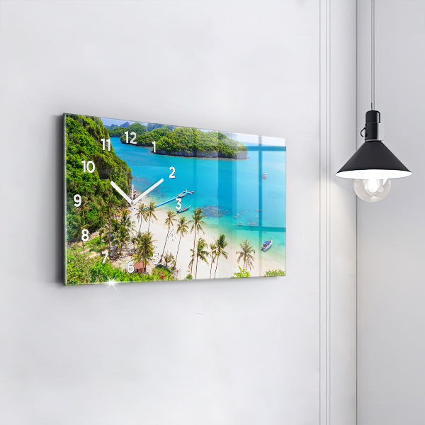 Zegar ścienny poziomy Park narodowy Tajlandia