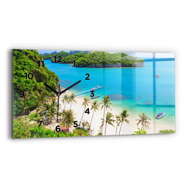 Zegar ścienny poziomy Park narodowy Tajlandia