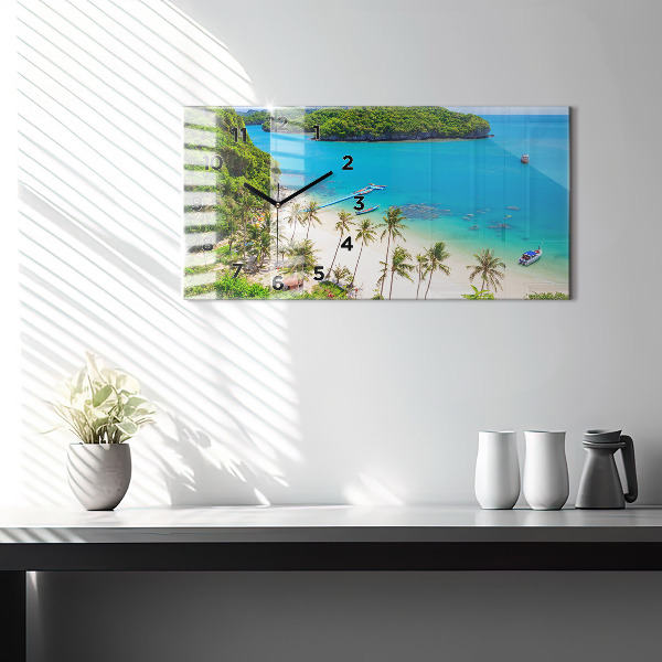 Zegar ścienny poziomy Park narodowy Tajlandia