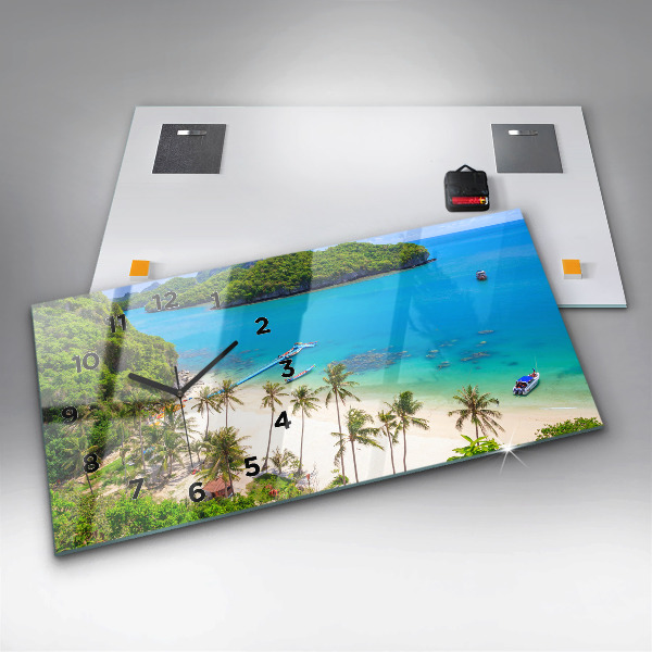 Zegar ścienny poziomy Park narodowy Tajlandia