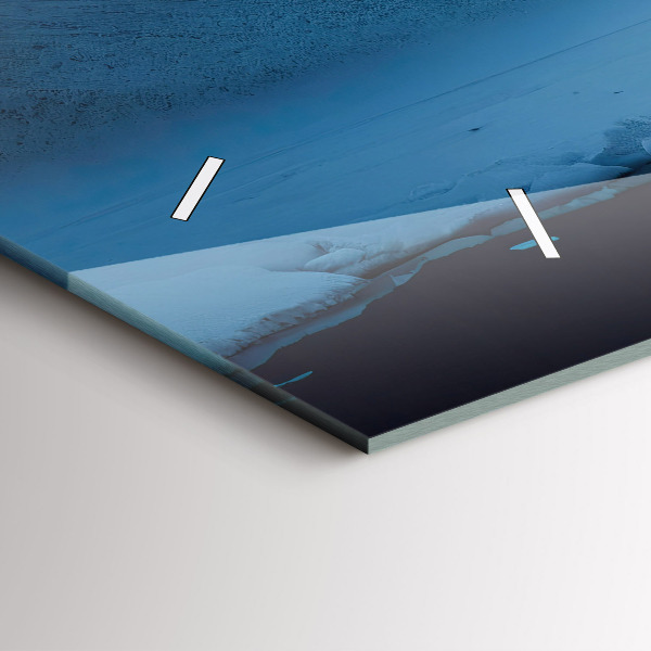 Zegar poziomy Namiot w górach Islandii