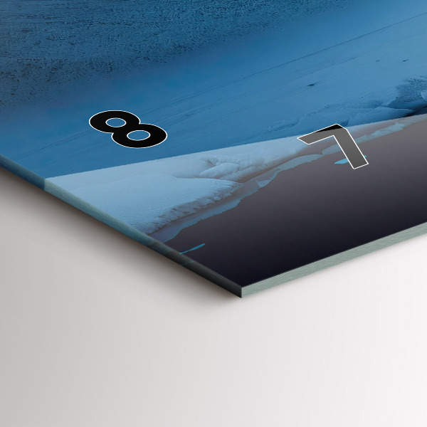 Zegar poziomy Namiot w górach Islandii