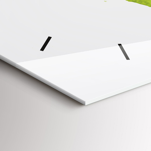 Zegar ścienny poziomy Akwarele mapa świata