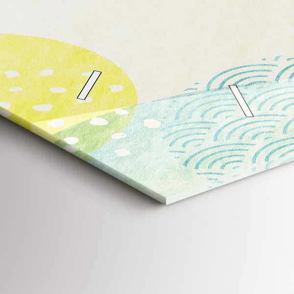 Zegar poziomy Ramka ze wzorów