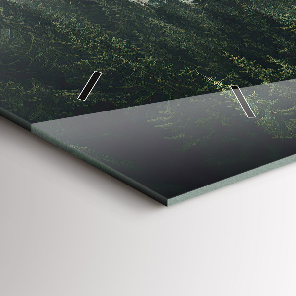 Zegar poziomy Las Krajobraz