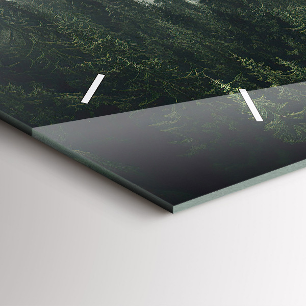 Zegar poziomy Las Krajobraz