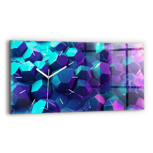 Zegar poziomy Figury geometryczne