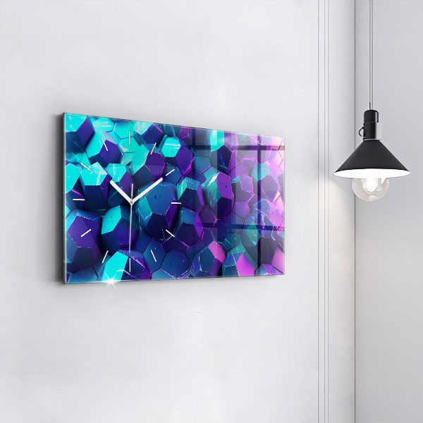 Zegar poziomy Figury geometryczne