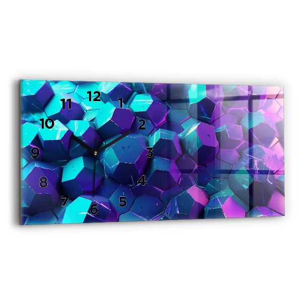 Zegar poziomy Figury geometryczne
