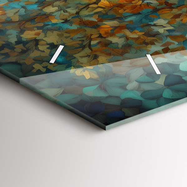 Zegar poziomy Drzewo mozaikowe