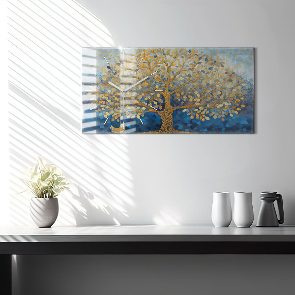 Zegar poziomy Abstrakcyjne drzewo