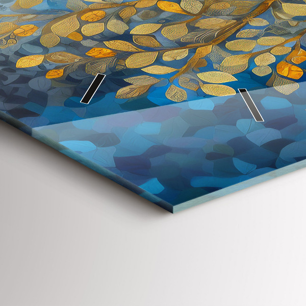 Zegar poziomy Abstrakcyjne drzewo