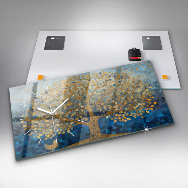 Zegar poziomy Abstrakcyjne drzewo