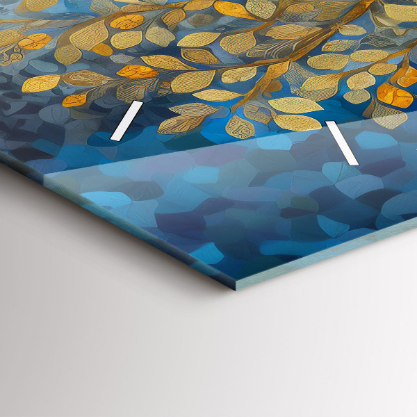 Zegar poziomy Abstrakcyjne drzewo