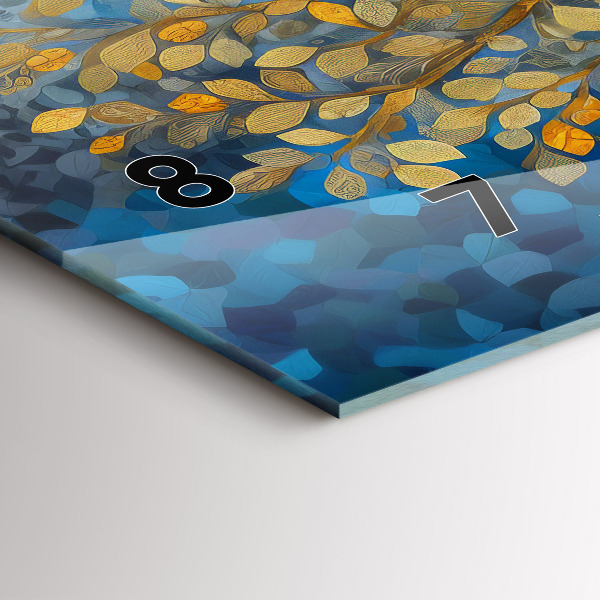 Zegar poziomy Abstrakcyjne drzewo