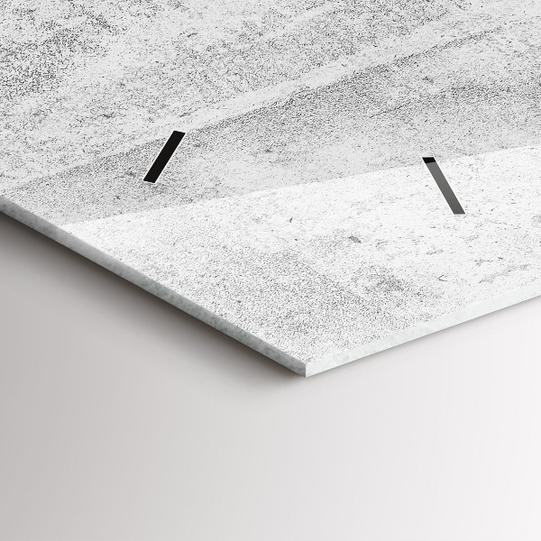 Zegar poziomy Betonowy mur