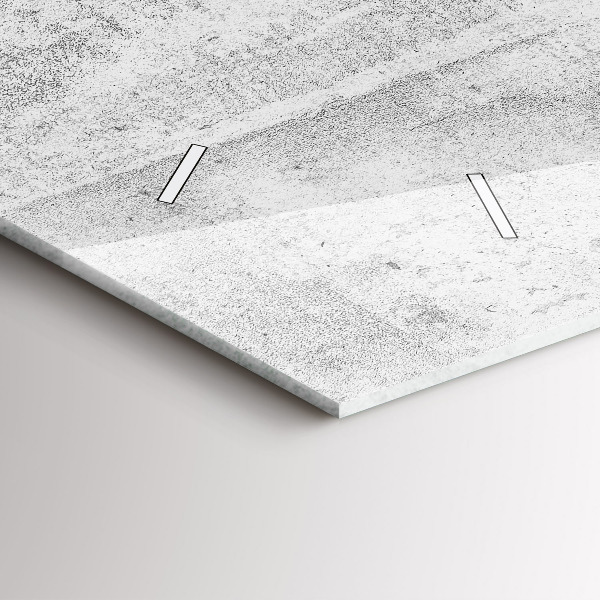 Zegar poziomy Betonowy mur