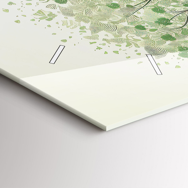 Zegar poziomy Duże drzewo natura