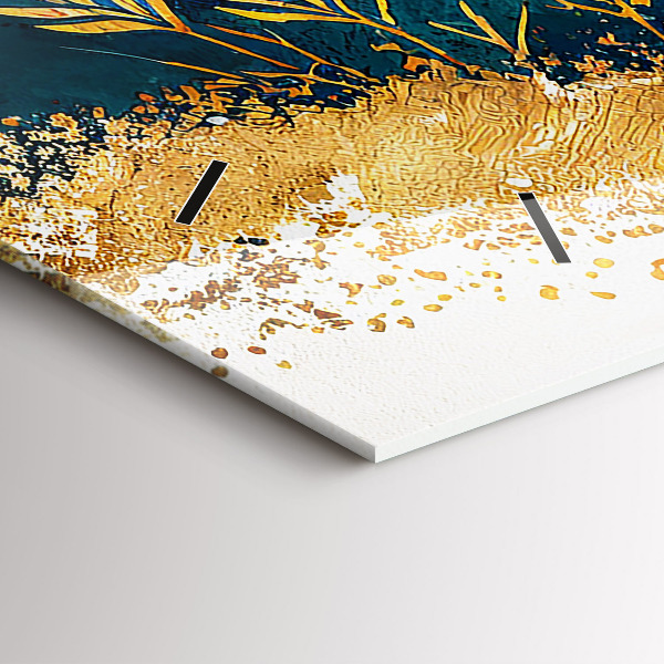 Zegar szklany poziomy Krajobraz górski